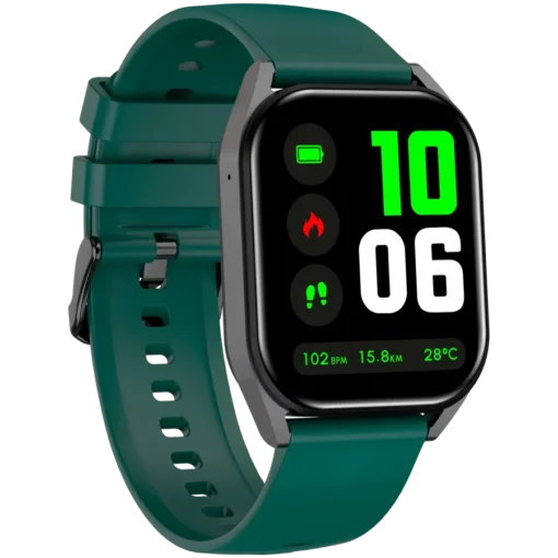 Смарт часовник CANYON smart watch Chatter SW-58 BT-CALL Black Green