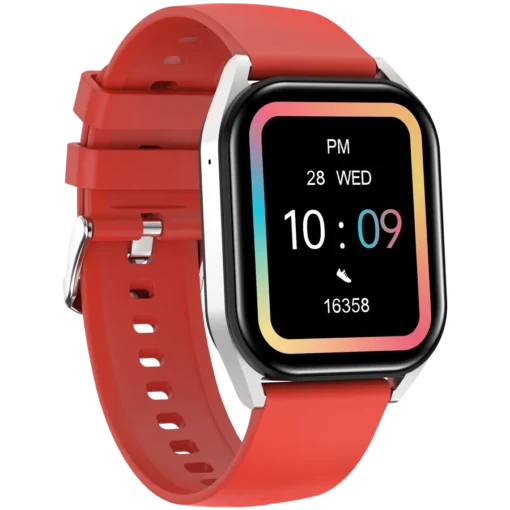 Смарт часовник CANYON smart watch Chatter SW-58 BT-CALL Silver Red