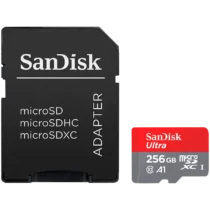 Карта памет SanDisk Ultra microSDXC 256GB + SD Adapter 150MB/s A1 Class 10 UHS-I EAN: