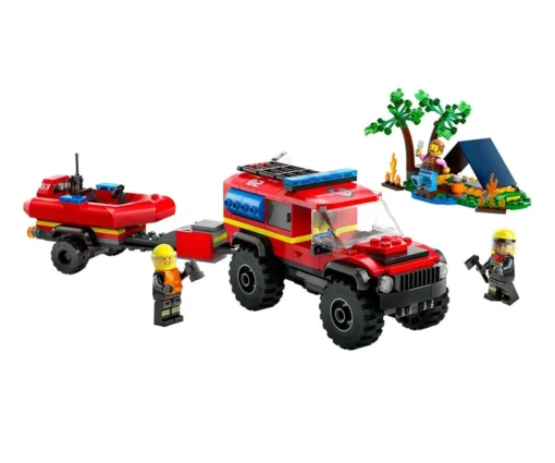 LEGO City – 4×4 Fire Truck with Rescue Boat – 60412