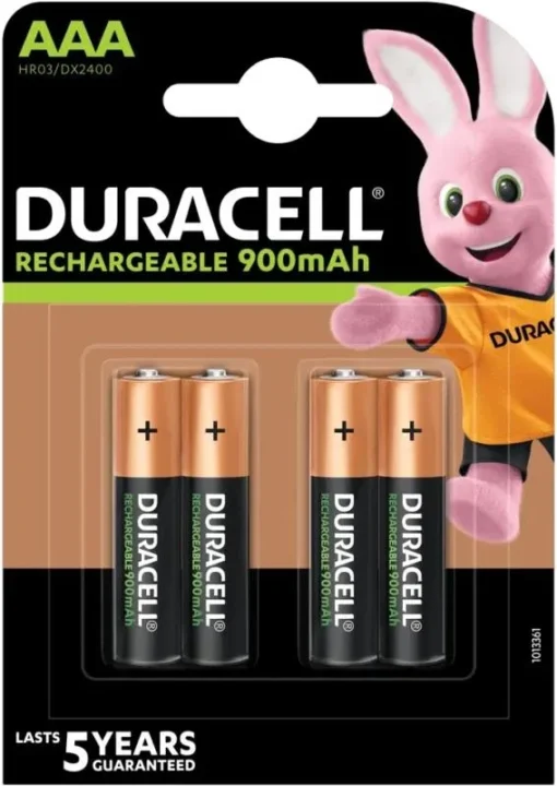 Акумулаторна батерия DURACELL R03 AAA 900mAh NiMH 1.2V 4 бр. в