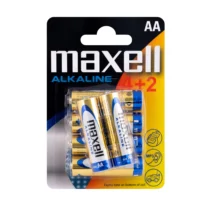 Алкална батерия MAXELL AA LR-6 4+2 бр. в опаковка 1.5V