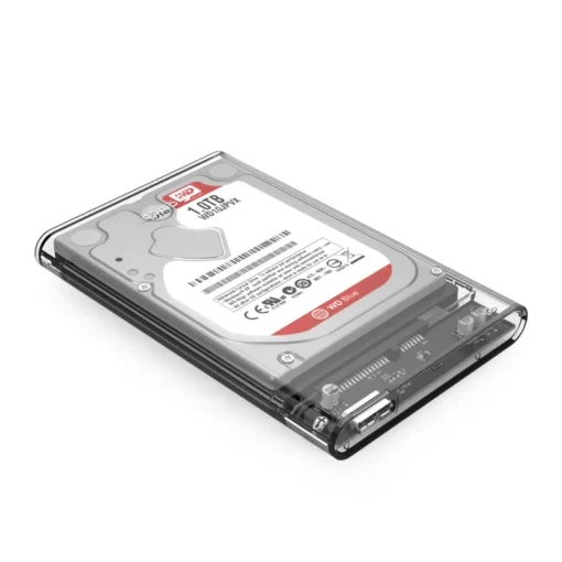 Orico прозрачна външна кутия за диск Storage – Case – 2.5 inch USB 3.0 transparent –