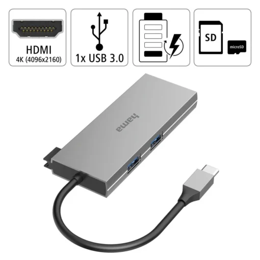 6-портов хъб USB-C