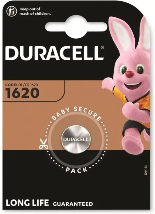 Бутонна батерия DURACELL CR-1620 3V Литиева