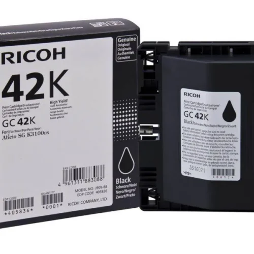 Мастило гел RICOH GC42K, 10000 копия , Черен