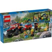 LEGO City - 4x4 Fire Truck with Rescue Boat - 60412