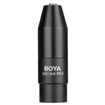 Конвертор BOYA 3.5mm TRS към XLR 12-48V Phantom Power 35C-XLR Pro