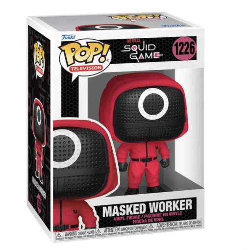 Фигурка Funko POP! Television: Squid Game – Masked Worker #1226