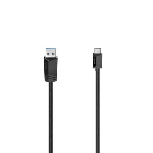 Кабел HAMA USB-C мъжко-USB- A  3.2 Gen.1 мъжко  5Gbit/s 3 м. Черен