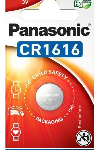 Бутонна литиева батерия PANASONIC CR-1616 3V