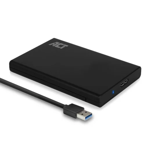 Чекмедже за твърд диск ACT AC1215 2.5" USB 3.0 Черен