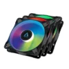 Вентилатори ARCTIC P12 Black A-RGB 120mm 3 Fan комплект