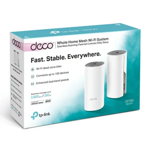 Безжична Mesh Wi-fi система TP-Link Deco E4 AC1200