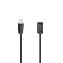 Удължителен кабел HAMA USB 3.0 A мъжко - USB-А женско1.5 м Екраниран