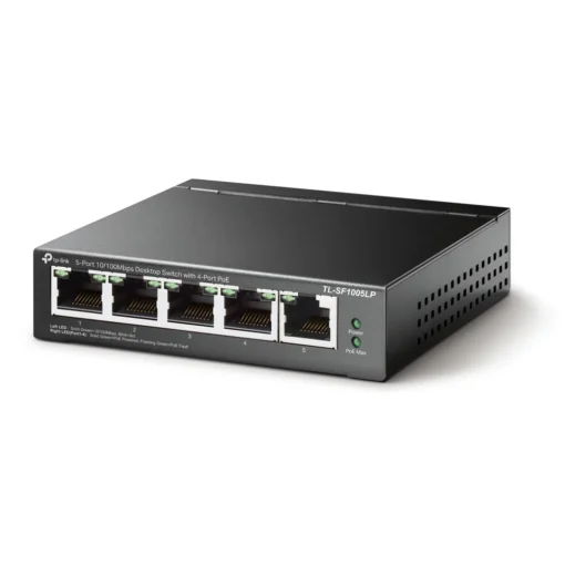 5-портов 10/100 Mbps комутатор TP-Link TL-SF1005LP с 4 PoE