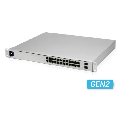 24-портов гигабитен комутатор Ubiquiti UniFi Switch USW-Pro-24-POE Pro 24 PoE Gen2