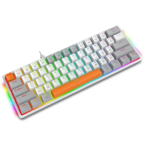 Механична RGB геймърска клавиатура Redragon Akali K642WGO-RGB –