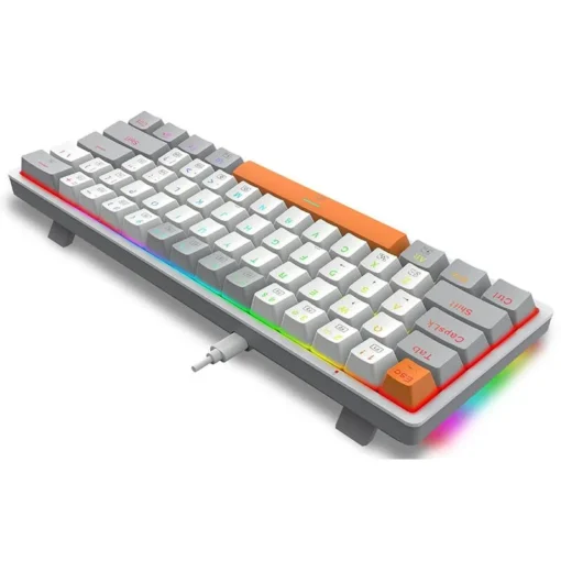 Механична RGB геймърска клавиатура Redragon Akali K642WGO-RGB –