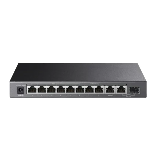 10-портов гигабитен настолен комутатор TP-Link TL-SG1210PP с 6-порта PoE+ и 2-порта