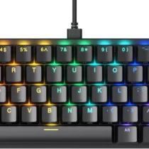 Геймърска механична клавиатура Glorious GMMK 2 Black Compact- Fox Switches