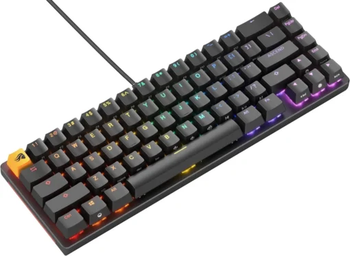 Геймърска механична клавиатура Glorious GMMK 2 Black Compact- Fox Switches