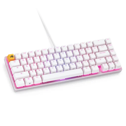 Геймърска механична клавиатура Glorious GMMK 2 White Compact- Fox Switches