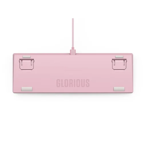 Геймърска механична клавиатура Glorious GMMK 2 Pink Compact- Fox Switches