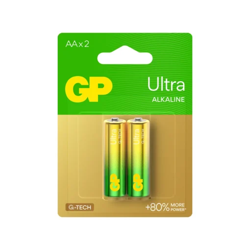 Алкална батерия GP ULTRA LR6 AA /2 бр. в опаковка/ 1.5V GP GP15AU