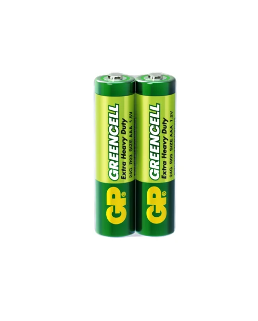 Цинк карбонова батерия GP GREENCELL R03 AAA 2 бр. shrink 1.5V