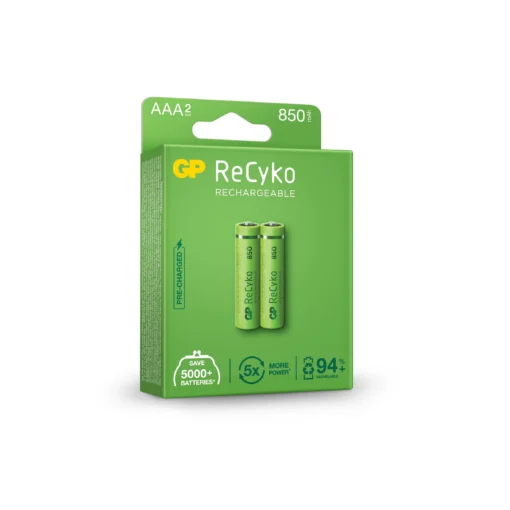 Акумулаторна Батерия GP R03 AAA 850mAh NiMH 85AAAHCE-EB2 RECYKO