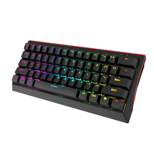 Marvo геймърска клавиатура Gaming Mechanical keyboard 61 keys TKL – KG962G – RED switches