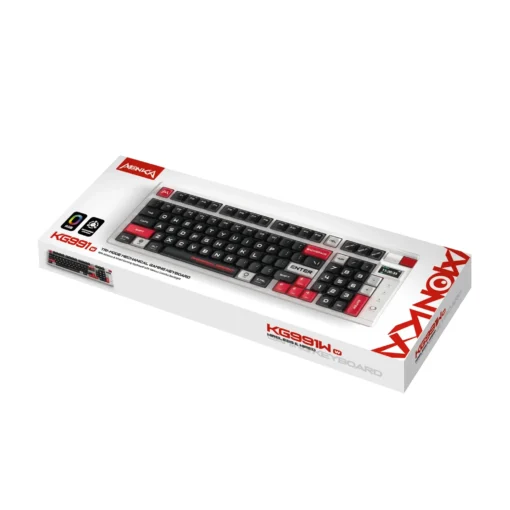 Marvo безжична механична геймърска клавиатура Wireless Gaming Mechanical keyboard Monka Storm KG991W – Bluetooth 5.0