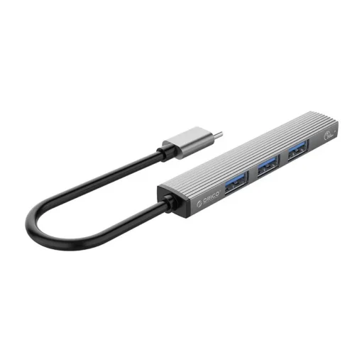 Orico хъб USB3.0/2.0 HUB 4 port – Type-C input – AH-13-GY