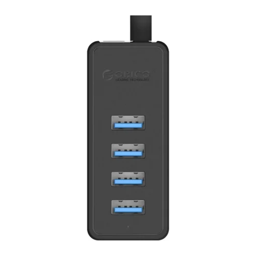 Orico хъб USB3.0 HUB 4 port – USB/Micro USB input