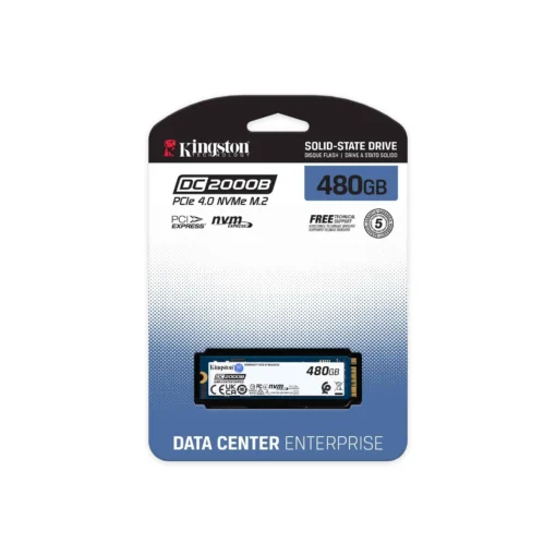 SSD диск KINGSTON DC2000B Data Center M.2-2280 PCIe 4.0 NVMe 480GB