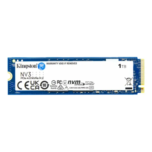 SSD диск KINGSTON NV3 M.2-2280 PCIe 4.0 NVMe 1000GB