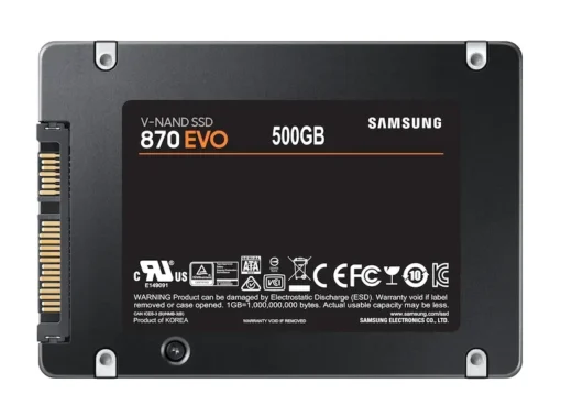 SSD диск Samsung 870 EVO 500GB 2.5″ SATA MZ-77E500B/EU