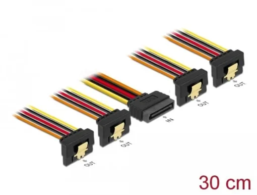 Кабел Power SATA – 4 x SATA 15 Pin