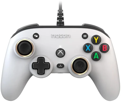 Жичен геймпад Nacon XBox Series Pro Compact White Бял