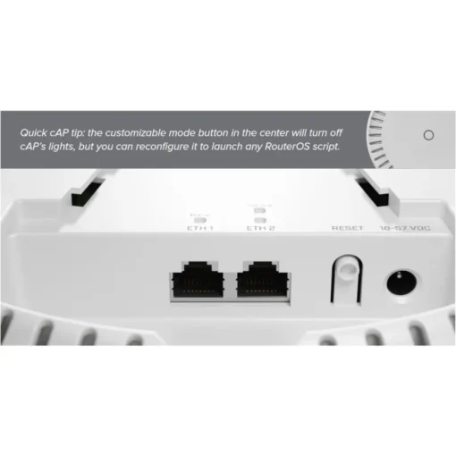 Безжичен Access Point MikroTik cAP AX cAPGi-5HaxD2HaxD