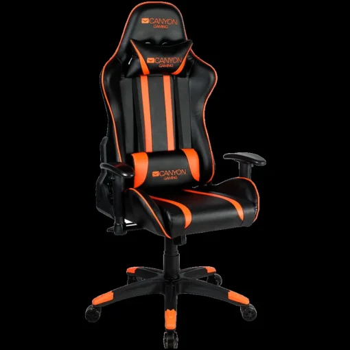 Геймърски стол CANYON gaming chair Fobos GC-3 Black Orange