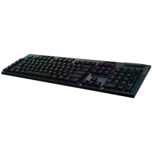 Геймърска клавиатура LOGITECH G915 LIGHTSPEED Wireless Mechanical Gaming Keyboard – CARBON – US INTL –