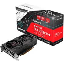 Видео карта SAPPHIRE PULSE AMD RADEON RX 6600 GAMING 8GB GDDR6 2491MHz / 14Gbps 3x DP 1x HDMI 2 fans 2 slots