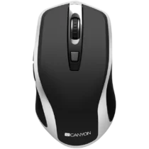 Безжична мишка CANYON mouse MW-19 EU Wireless Charge Black Silver