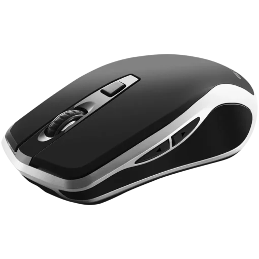 Безжична мишка CANYON mouse MW-19 EU Wireless Charge Black Silver