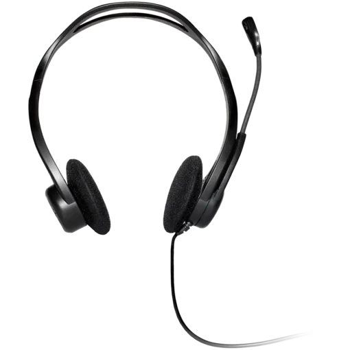 Слушалки LOGITECH PC960 Corded Stereo Headset BLACK – USB