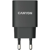 Зарядно за мобилен телефон CANYON charger H-20-02 PD 20W USB-C Black