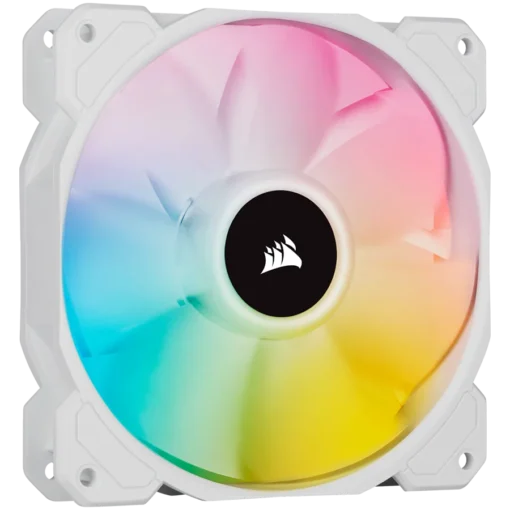 Вентилатор Corsair SP Series White SP120 RGB ELITE 120mm RGB LED Fan with AirGuide Single Pack