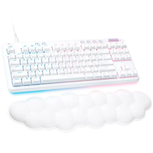 Геймърска клавиатура LOGITECH G713 TKL Corded Gaming Keyboard - OFF WHITE - USB - US INTL -